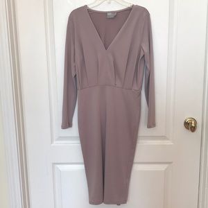 Classy Mauve ASOS Bodycon Dress